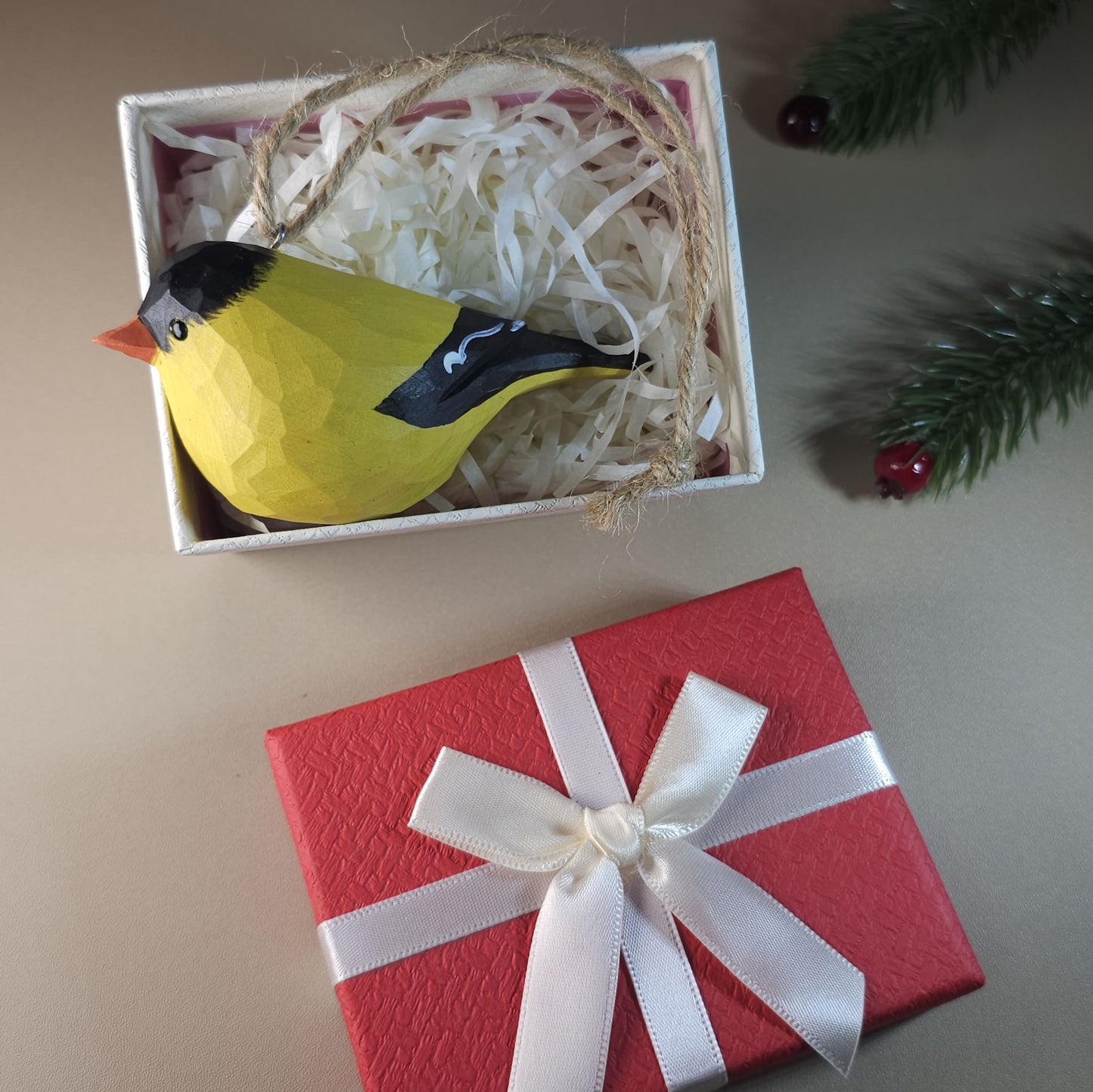 Bird Hanging Ornaments With Gift Box Set