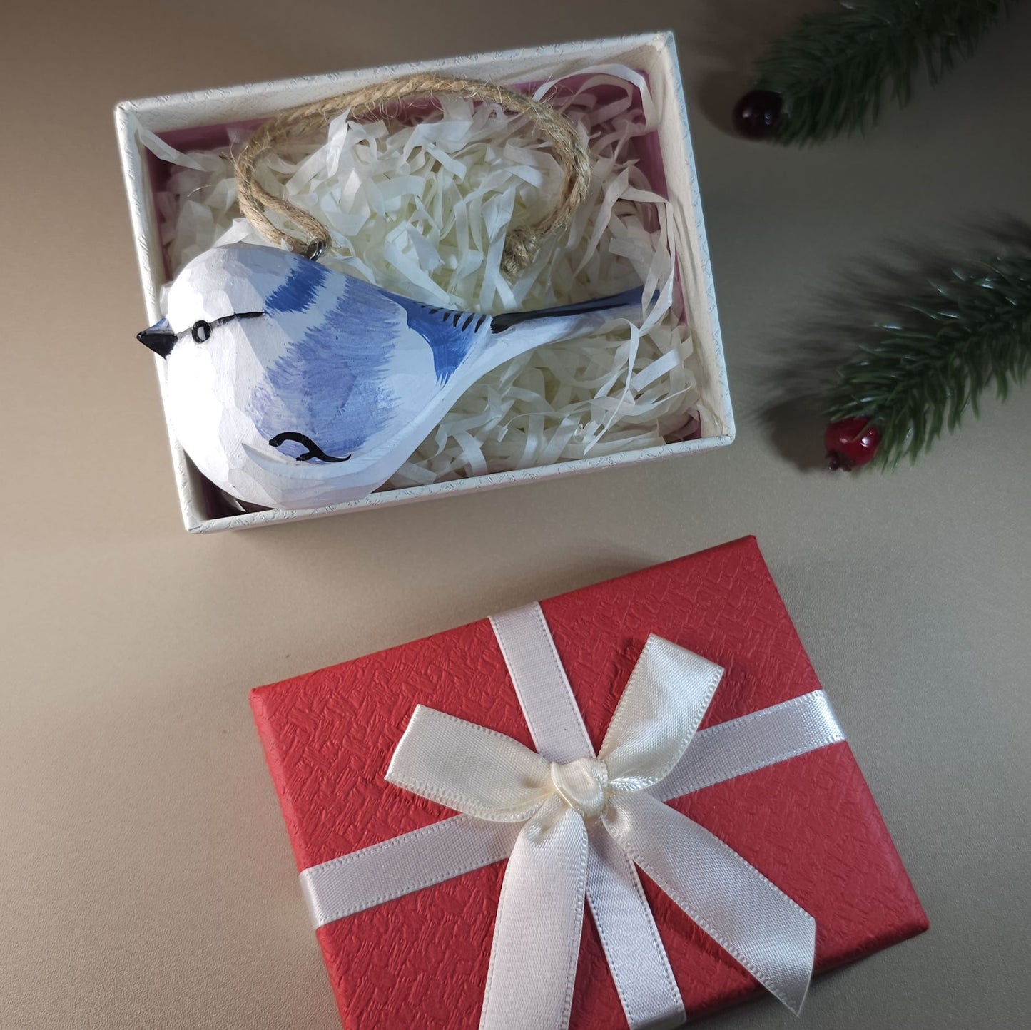 Bird Hanging Ornaments With Gift Box Set