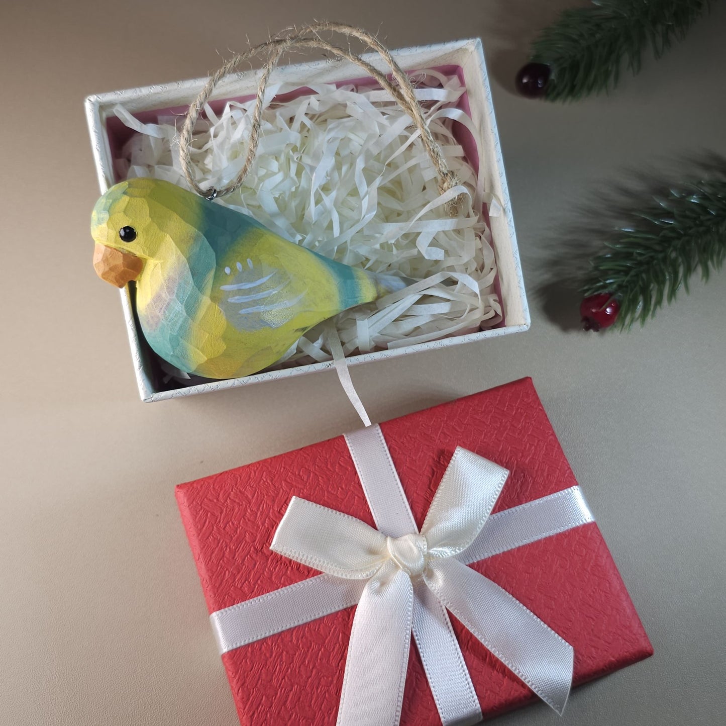 Bird Hanging Ornaments With Gift Box Set