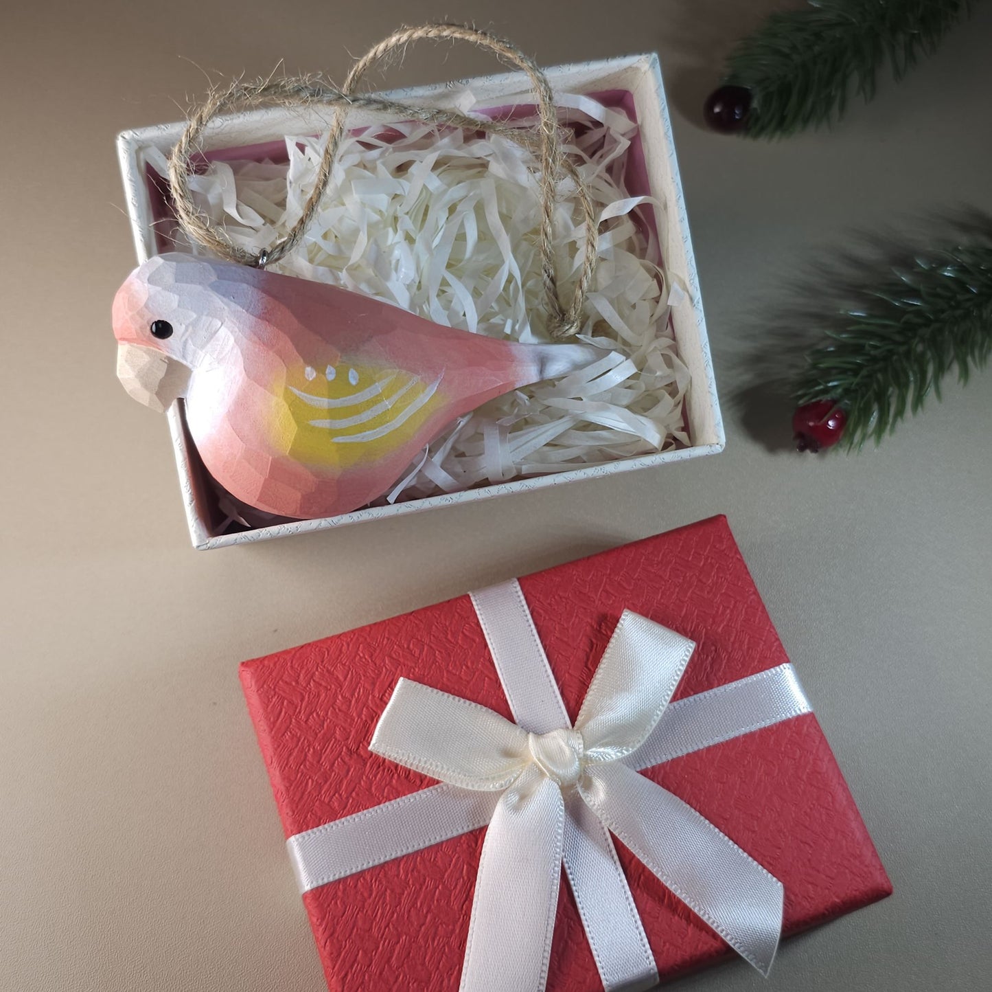 Bird Hanging Ornaments With Gift Box Set