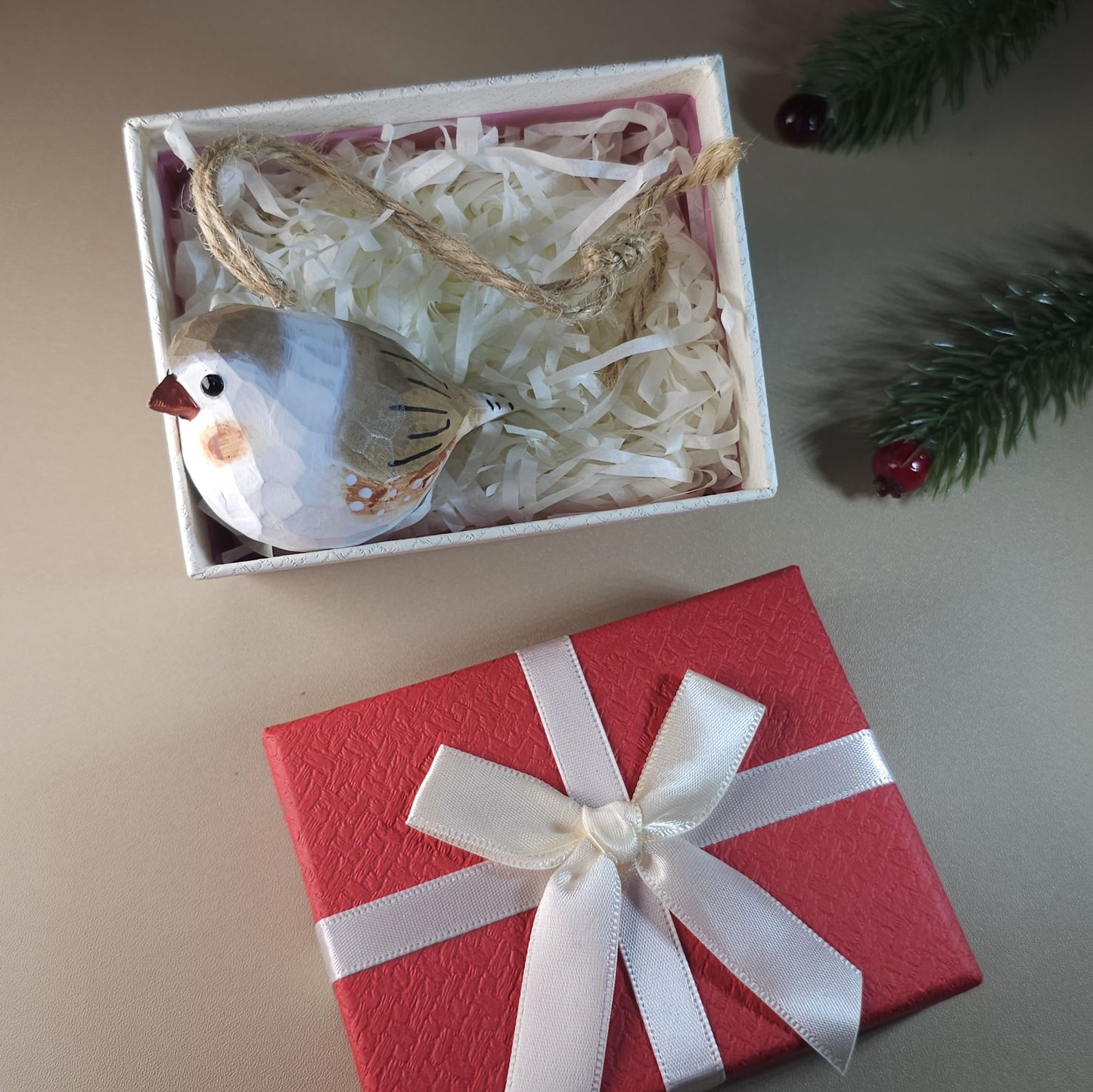 Bird Hanging Ornaments With Gift Box Set