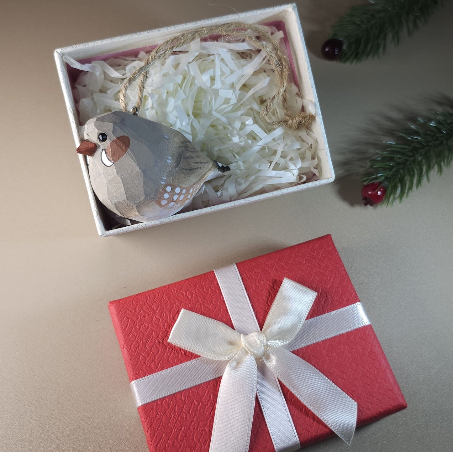 Bird Hanging Ornaments With Gift Box Set