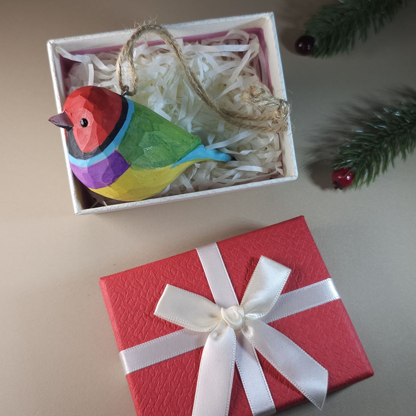 Bird Hanging Ornaments With Gift Box Set