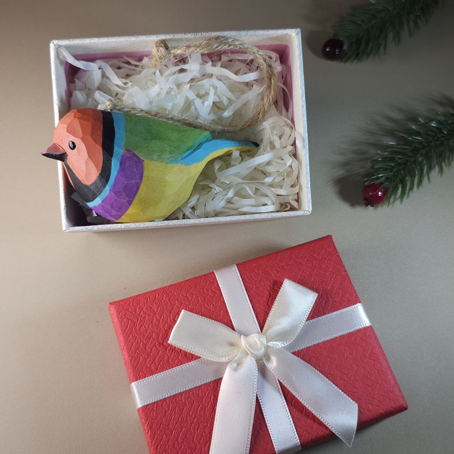 Bird Hanging Ornaments With Gift Box Set