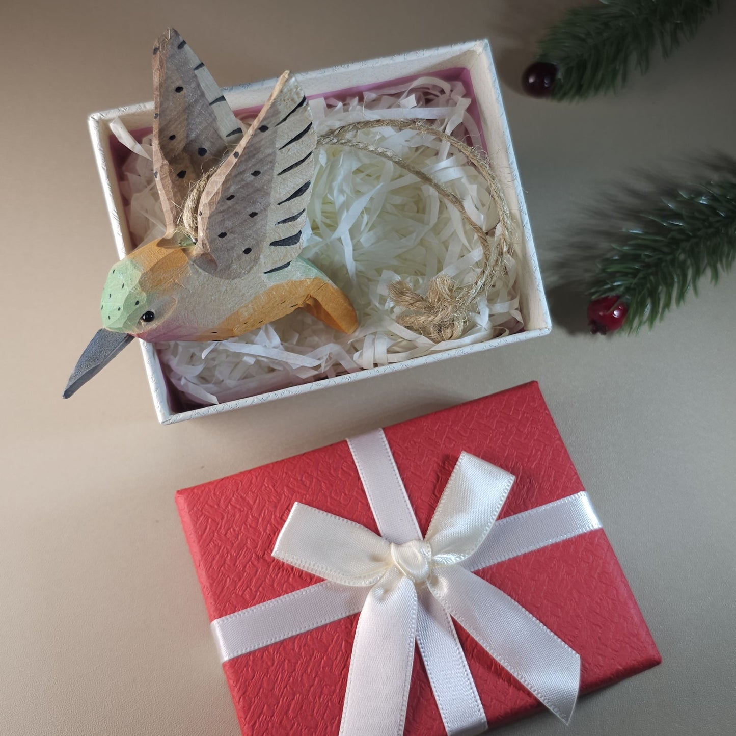 Bird Hanging Ornaments With Gift Box Set