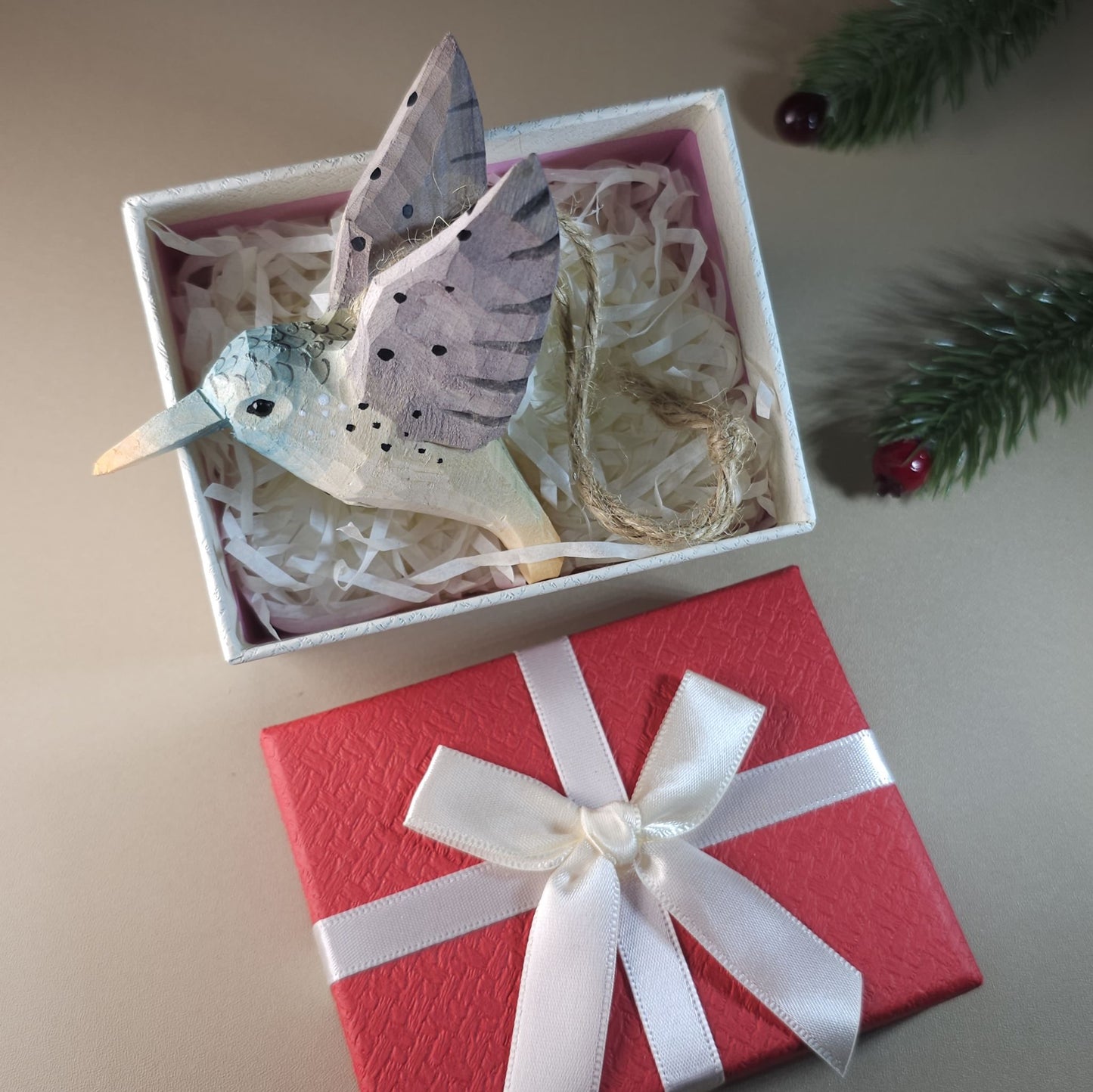 Bird Hanging Ornaments With Gift Box Set