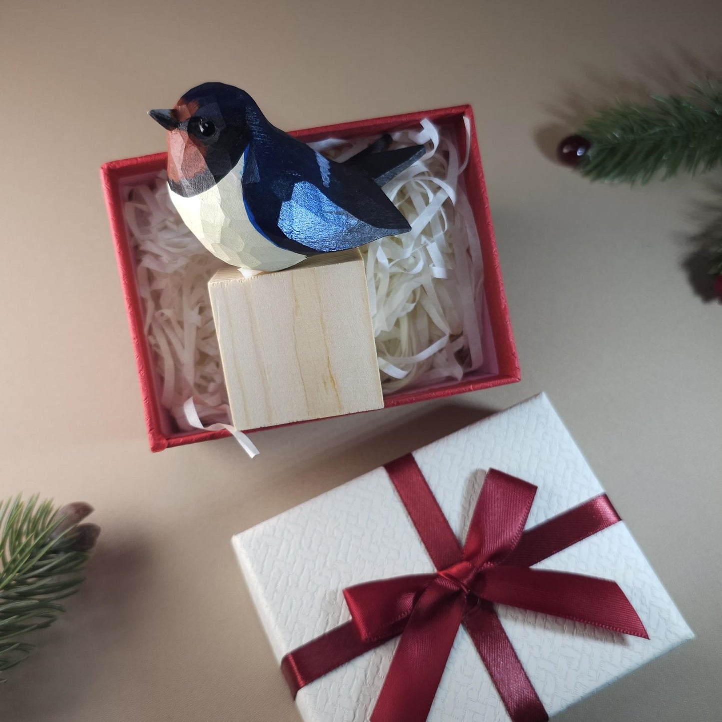 Bird Figurine with Gift Box Set