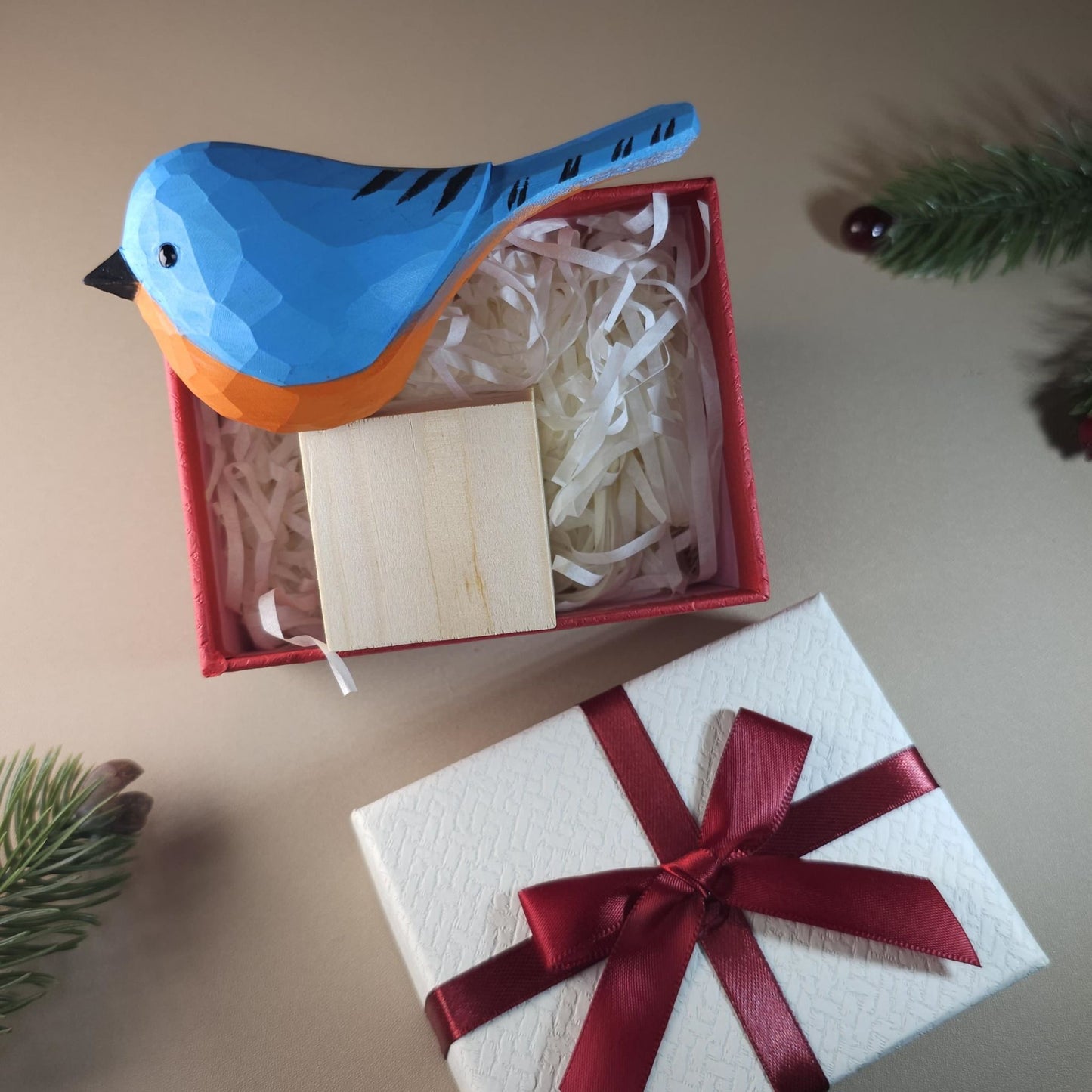 Bird Figurine with Gift Box Set