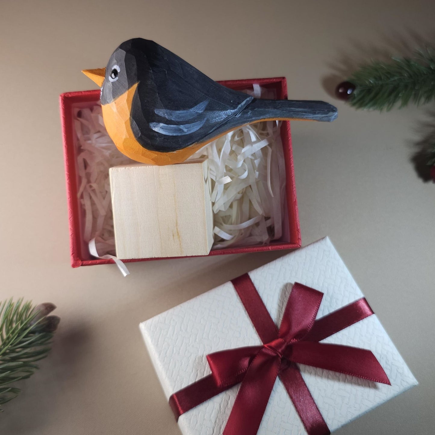 Bird Figurine with Gift Box Set