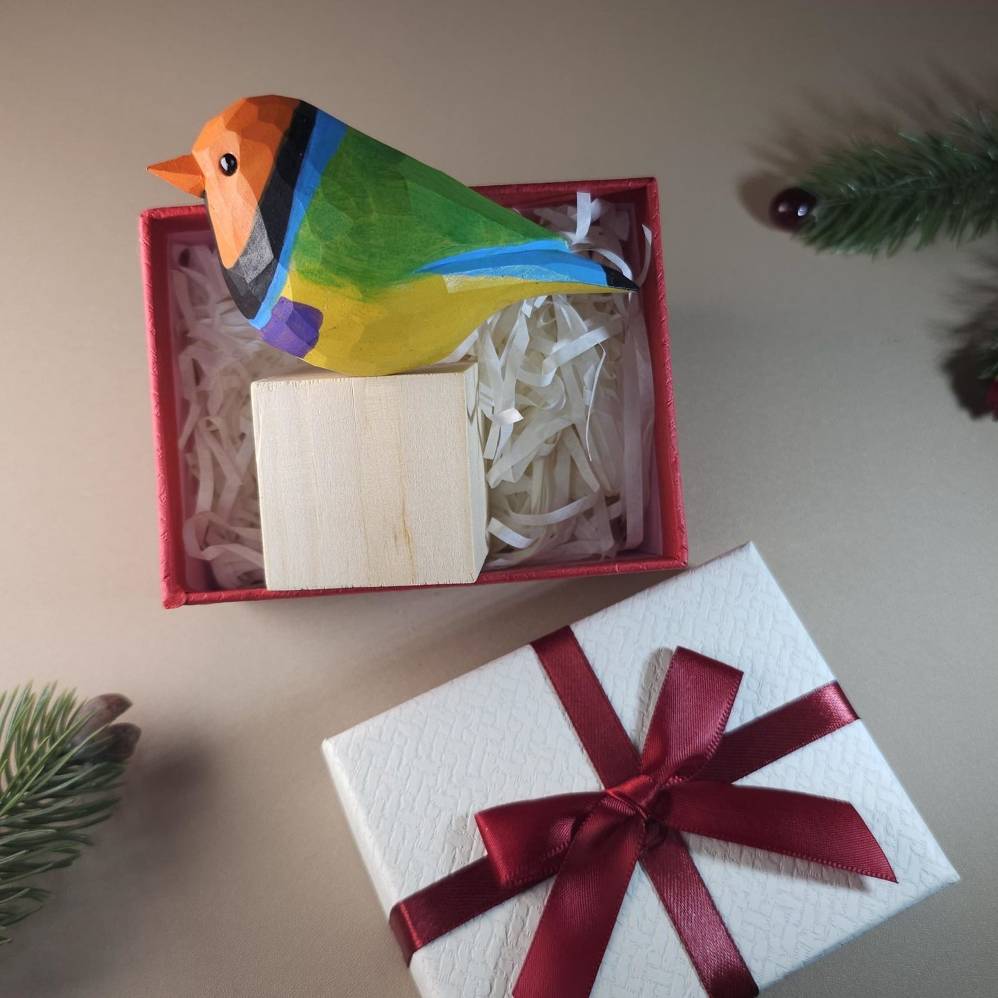 Bird Figurine with Gift Box Set