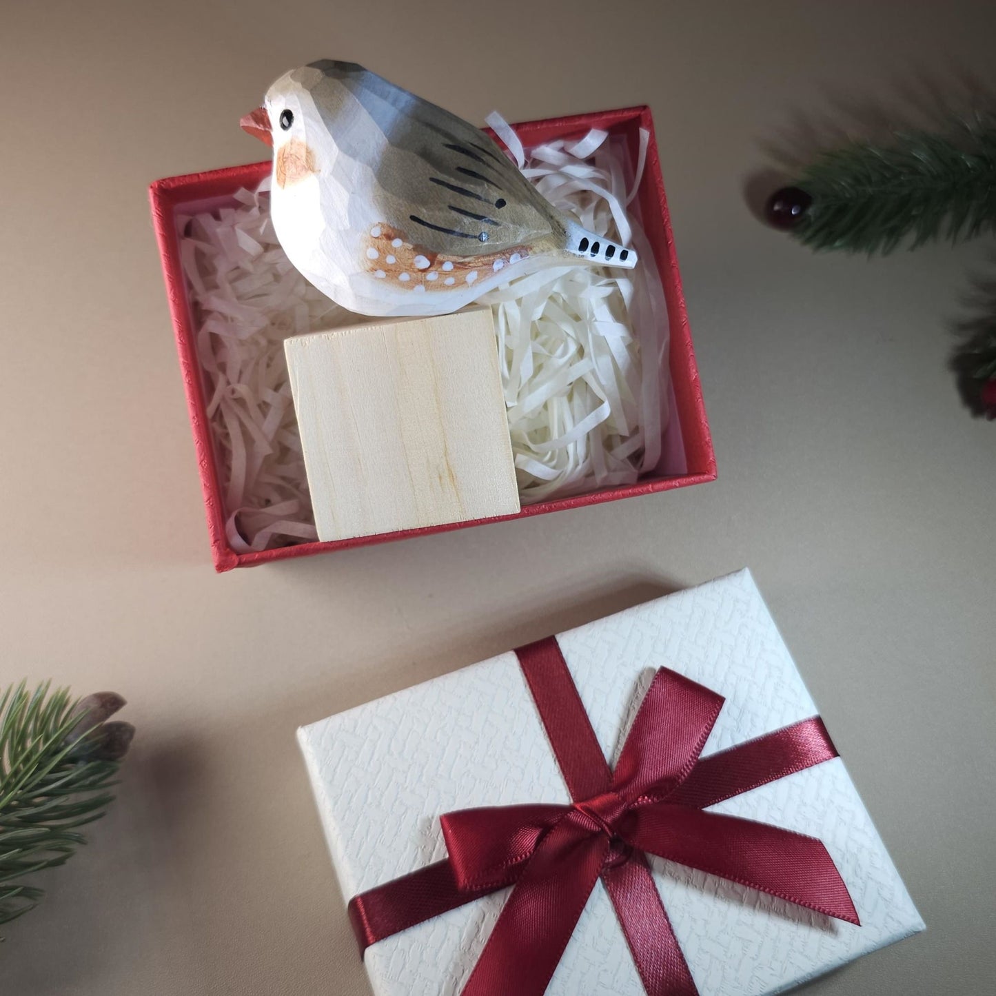 Bird Figurine with Gift Box Set