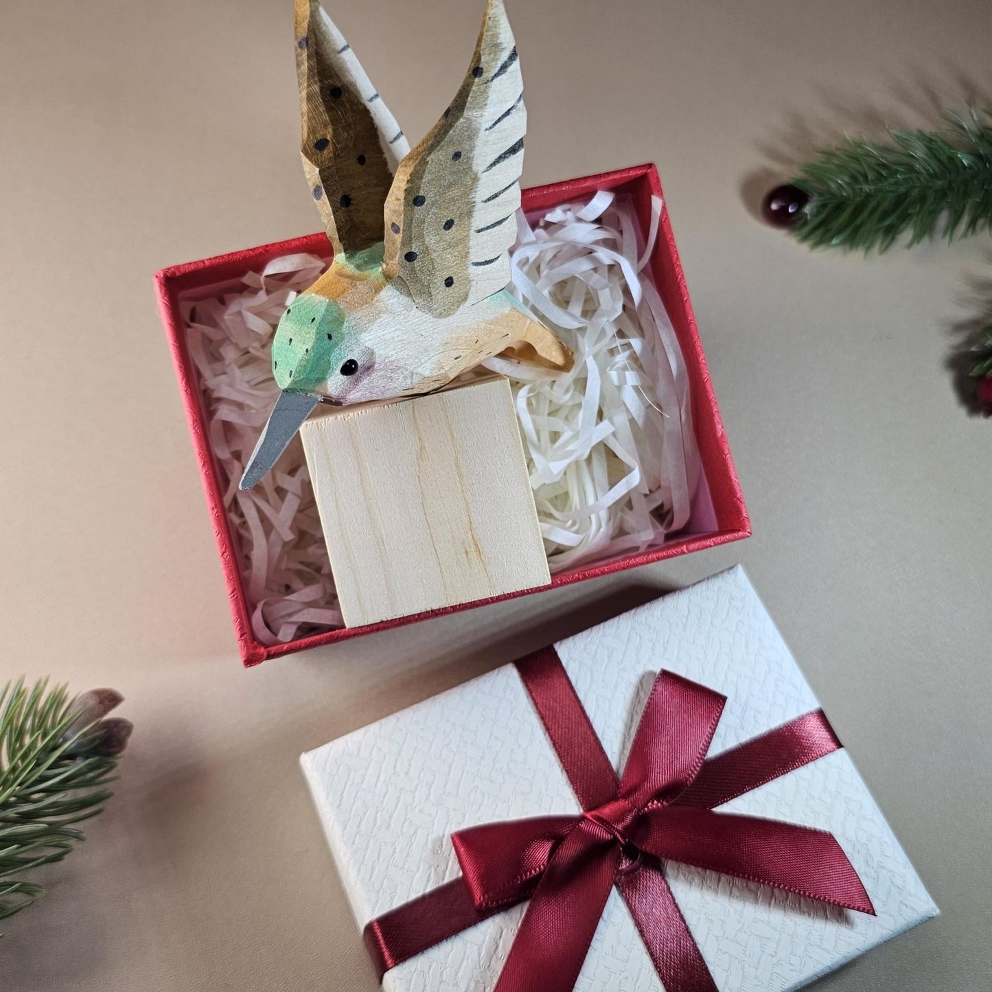 Bird Figurine with Gift Box Set