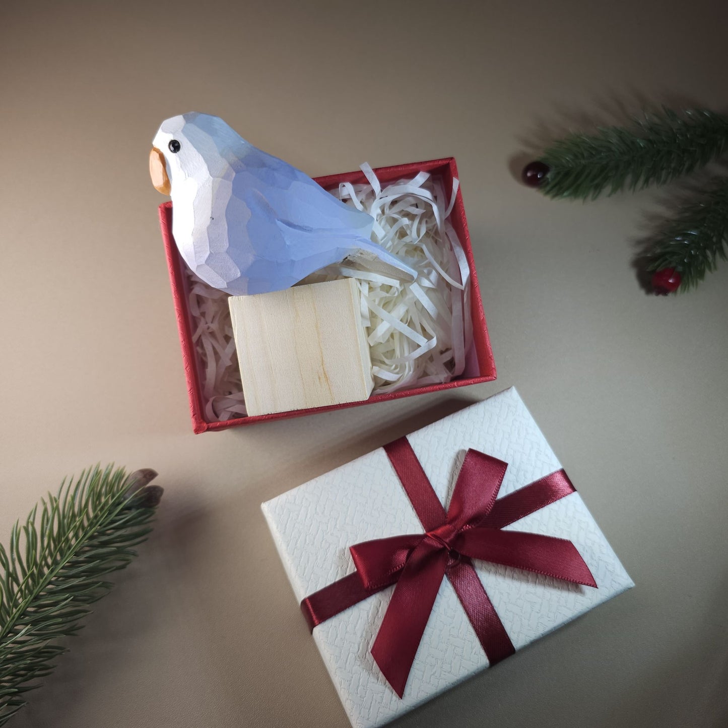 Bird Figurine with Gift Box Set