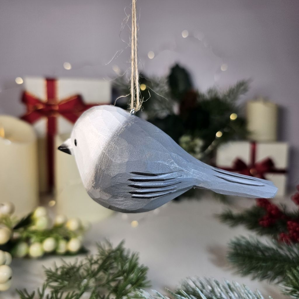 Canada Jay Wooden Christmas Tree Ornament