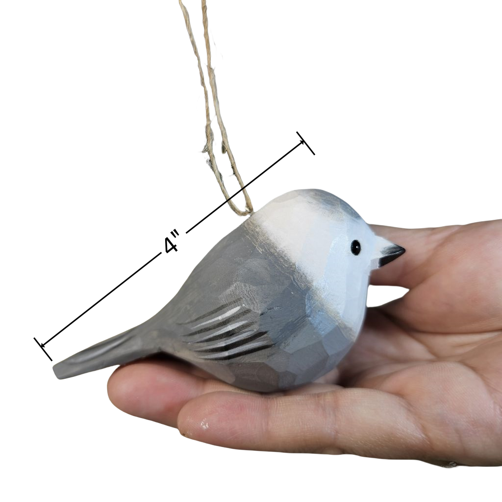 Canada Jay Wooden Christmas Tree Ornament