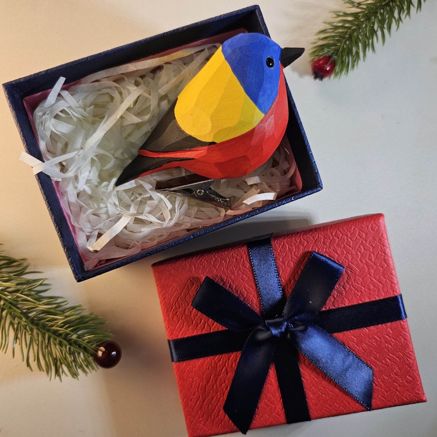 Clip-on Bird Ornaments with Gift Box Set