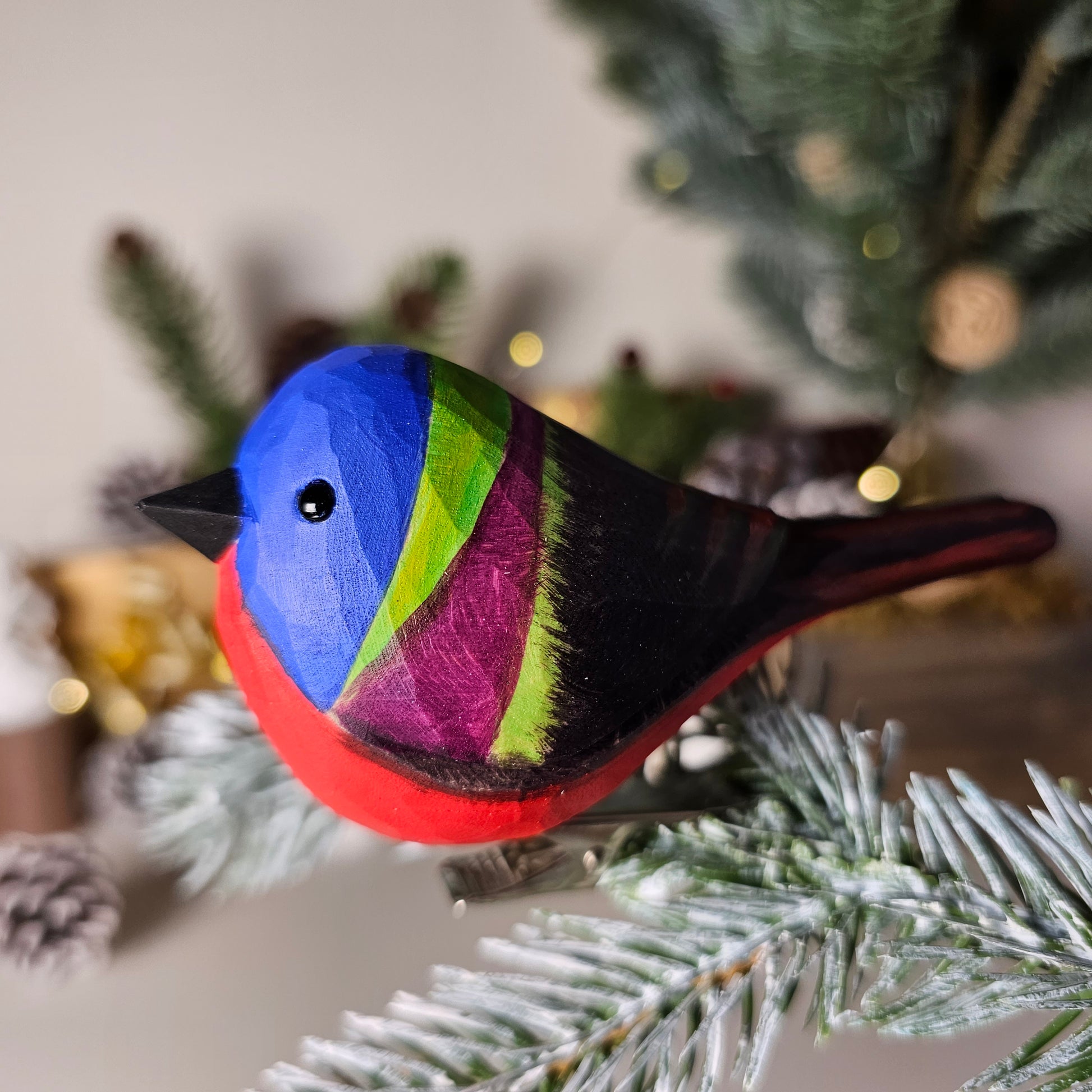 Bunting-V2 Clip-on Bird Ornament