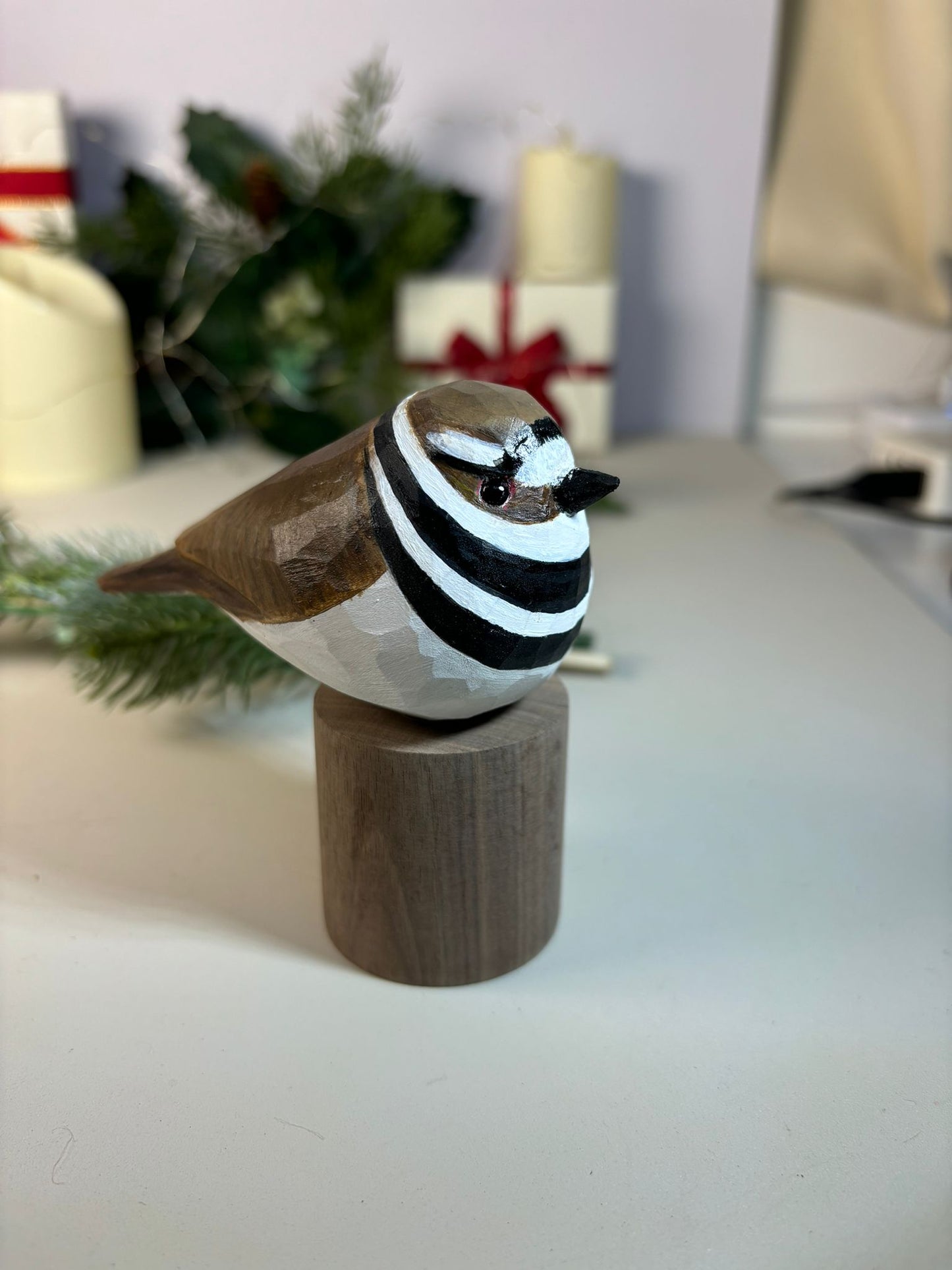 killdeer-Custom-Sculpted Hand-Painted Birds