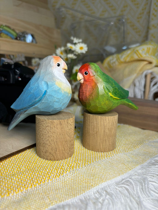 Pair of Lovebirds Figurine