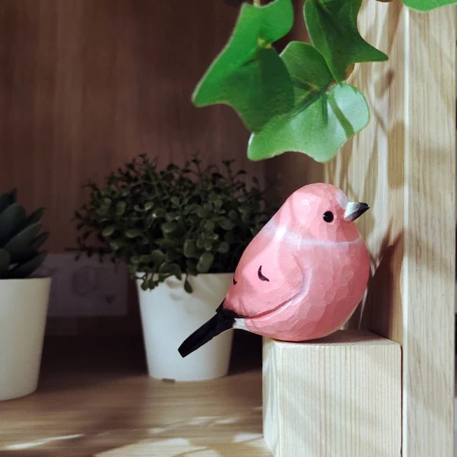 Rosefinch Sculpted Bird Decor